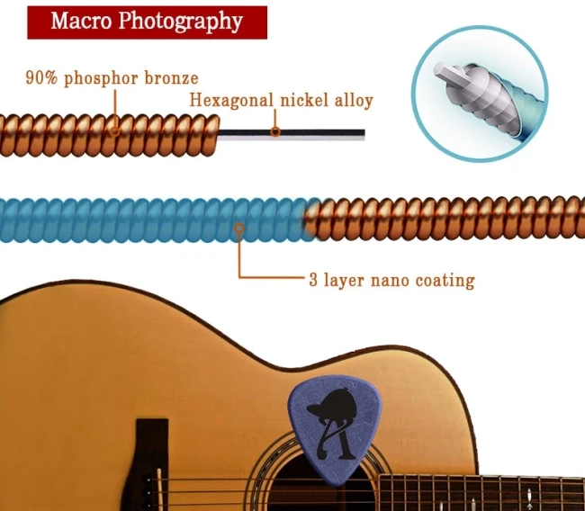 Orphee SA39 90/10 Phosphor Bronze 12-53