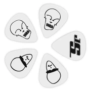 D'Addario Joe Satriani Signature Guitar Picks White (Light Gauge)