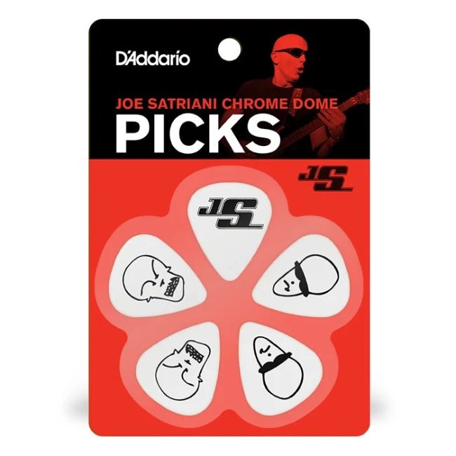 D'Addario Joe Satriani Signature Guitar Picks White (Light Gauge) D'Addario Joe Satriani Signature Guitar Picks White (Light Gauge)