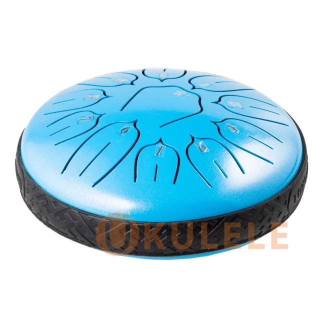 Глюкофон Hluru Huashu TSL11-6 SkyBlue 6" (15см) 11 нот Tongue Drum Carbon Steel