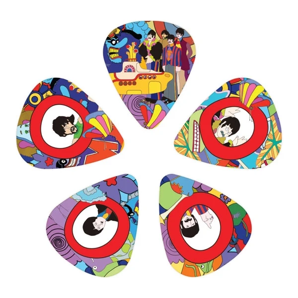 D'Addario Yellow Submarine 50th Anniversary Guitar Picks (Medium)