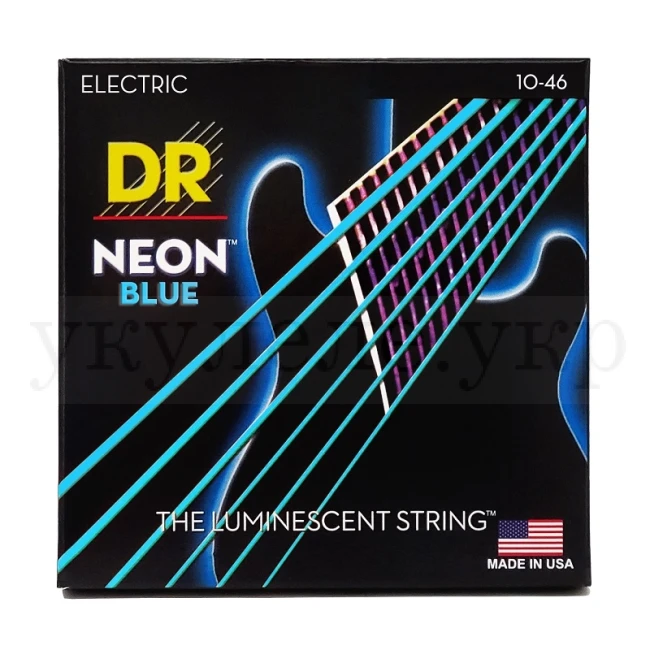 DR NBE-10 NEON Blue Electric - Medium 10-46