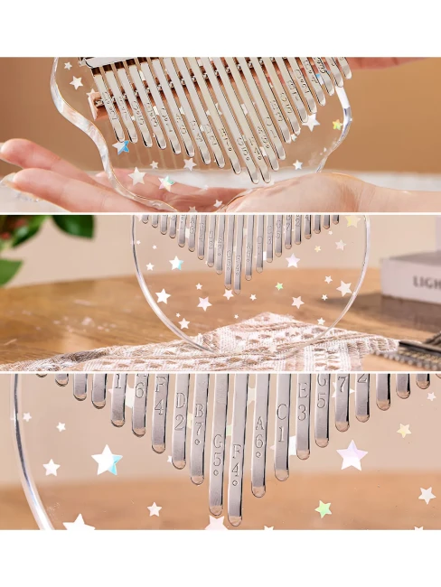 Калімба Hluru Huashu KHSB21 Starry Bear Acrylic (21 нота) Калімба Hluru Huashu KHSB21 Starry Bear Acrylic (21 нота)