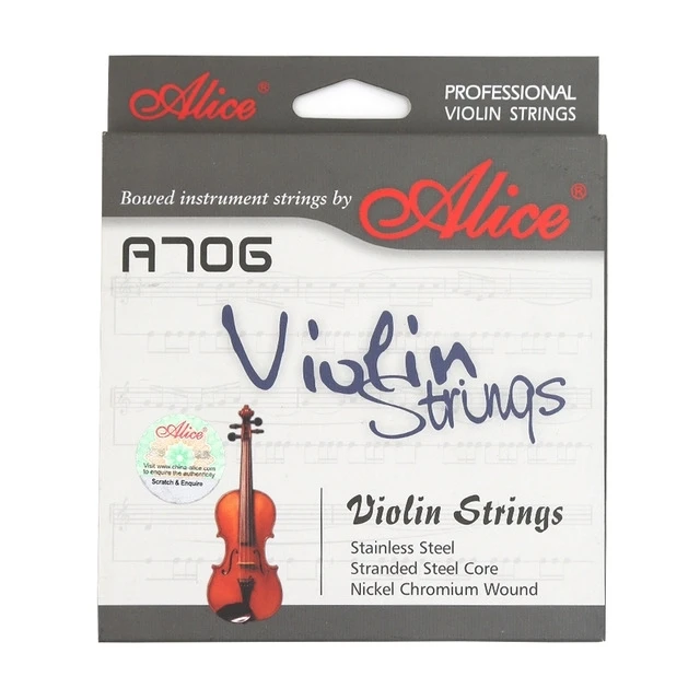Alice A706 Violin Сталь/хром