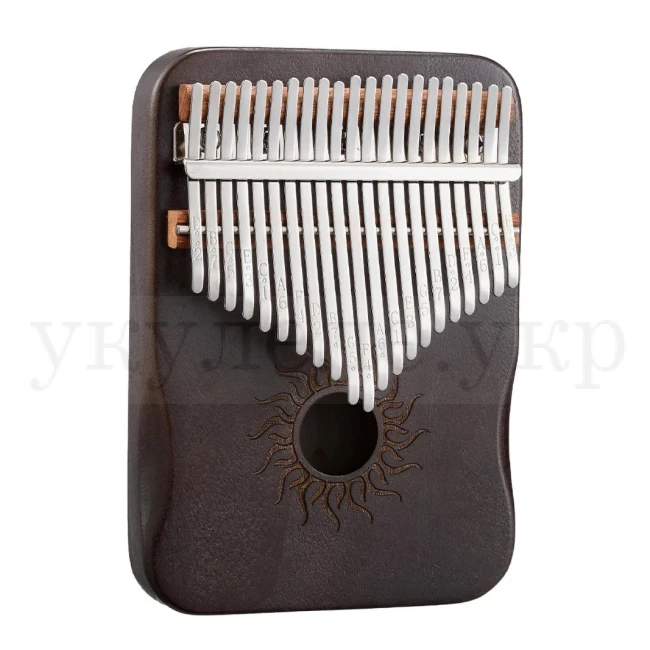 Калімба Hluru Huashu KHS21 Small Sun Poplar Brown (21 язичків, тополя, зменшена)