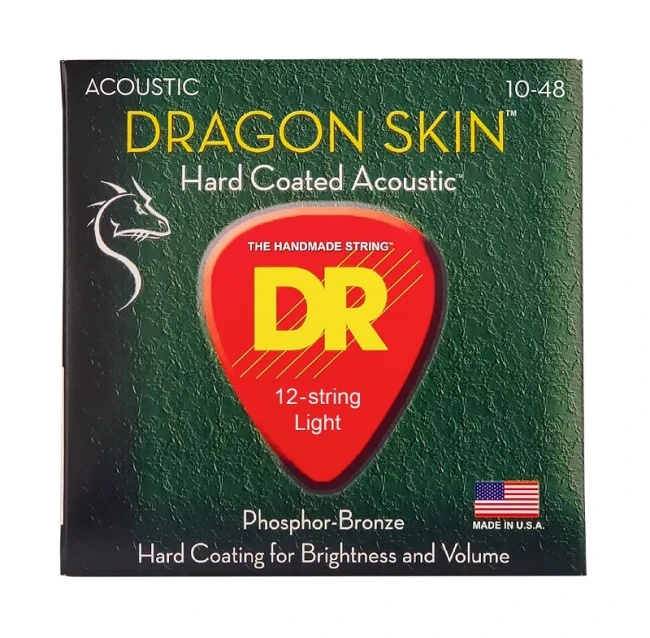 DR DSA-10/12 DRAGON SKIN Acoustic - 12 String 10-48