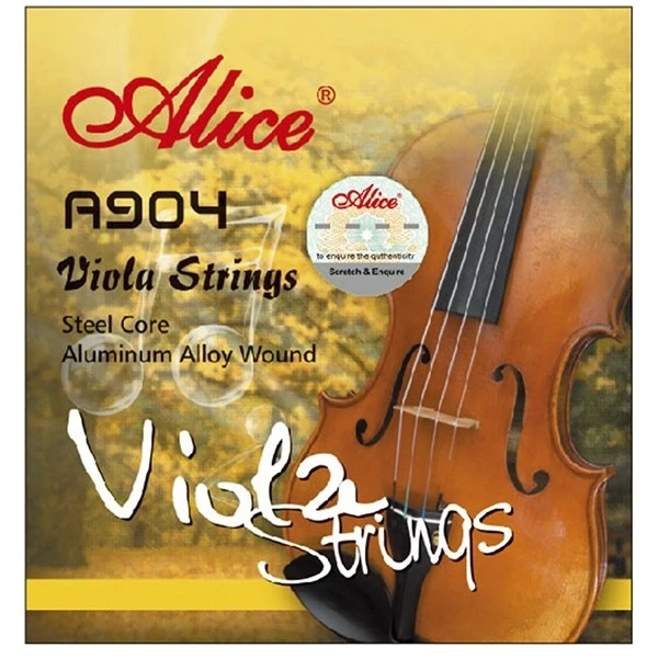 Alice A904 Струны скрипка альт сталь/алюминий