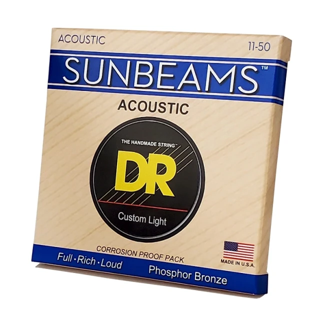 DR RCA-11 SUNBEAM Acoustic Phosphor Bronze - Custom Light 11-50 DR RCA-11 SUNBEAM Acoustic Phosphor Bronze - Custom Light 11-50