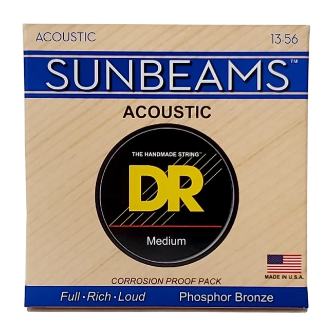 DR RCA-13 SUNBEAM Acoustic Phosphor Bronze - Medium 13-56