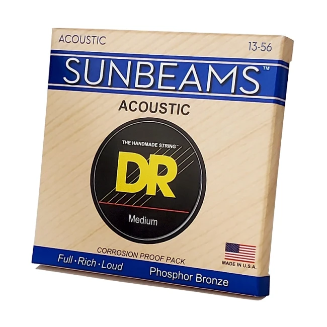 DR RCA-13 SUNBEAM Acoustic Phosphor Bronze - Medium 13-56 DR RCA-13 SUNBEAM Acoustic Phosphor Bronze - Medium 13-56