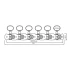 Paxphil J35 NI 6R in line (1 планка)