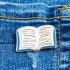 Металевий значок брошка, пін з металу "Книжка" (pin0009)