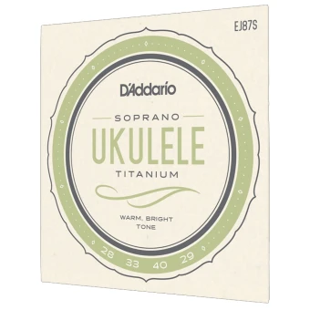 D'Addario EJ87S Titanium Ukulele Soprano D'Addario EJ87S Titanium Ukulele Soprano