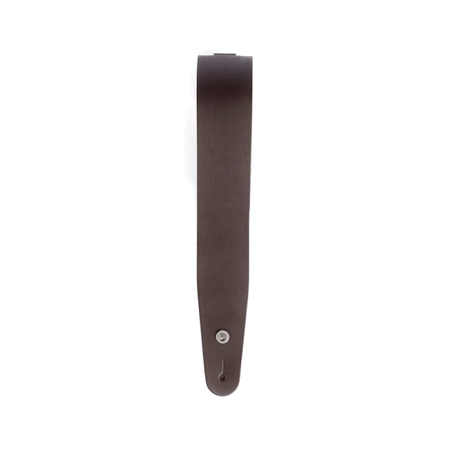 D'Addario 25L01-DX Deluxe Leather Guitar Strap (Brown)