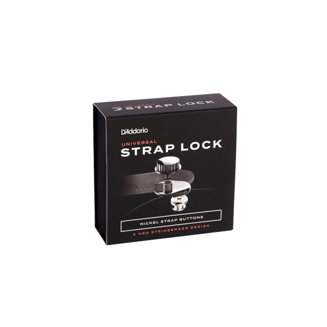 D'Addario PW-SLS-02 Universal Strap Lock System (Nickel) D'Addario PW-SLS-02 Universal Strap Lock System (Nickel)