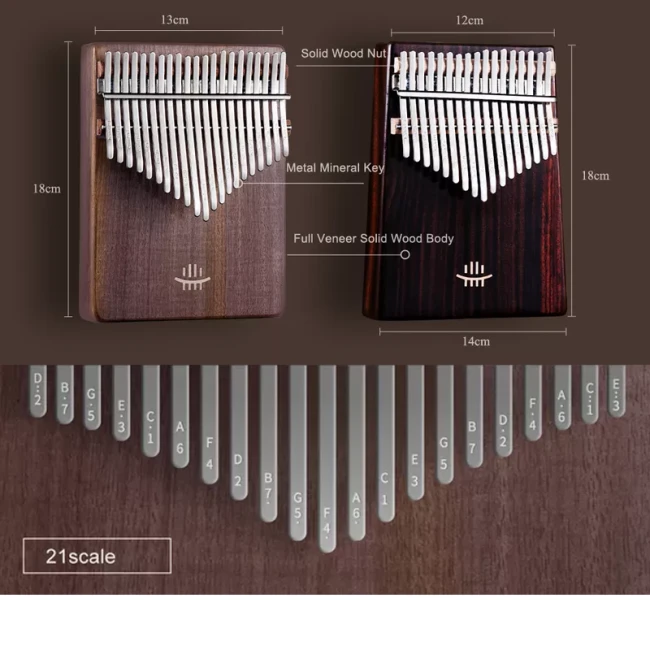 Hluru KC21 Rosewood (21 нота, червоне дерево)