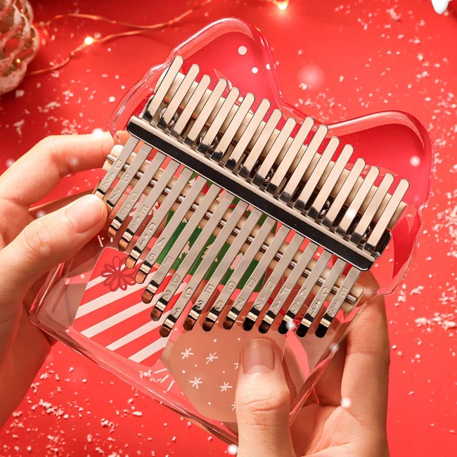 Калімба Hluru Huashu KHCG17 Acrylic Christmas Gift Box Kalimba