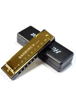 Губна гармоніка Overtone HAR10 Gold Губна гармоніка Overtone HAR10 Gold