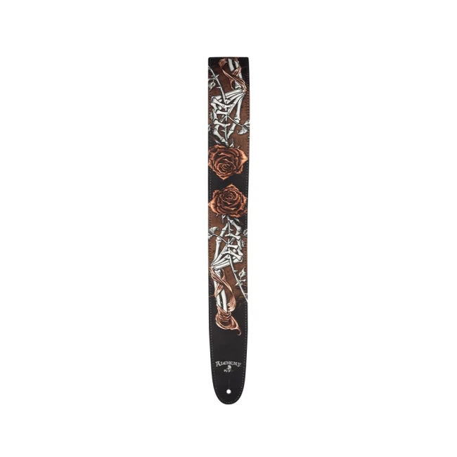 D'Addario 25LAL05 Alchemy Leather Guitar Strap - Cryptorosa D'Addario 25LAL05 Alchemy Leather Guitar Strap - Cryptorosa