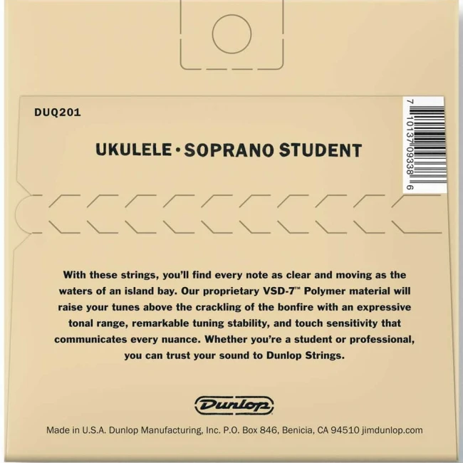 Струны для укулеле сопрано Dunlop DUQ201 Ukulele Soprano Student