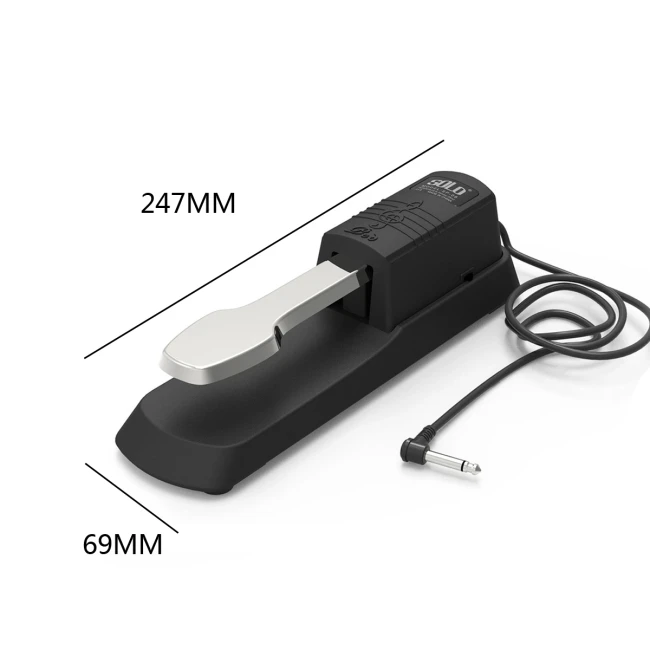 Педаль сустейн Solo SP-08 Black Педаль сустейн Solo SP-08 Black