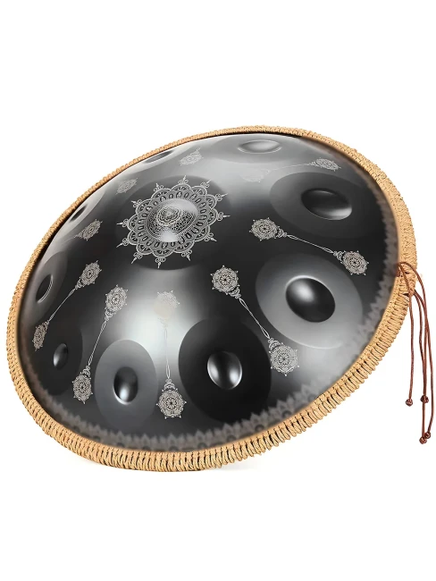 Хендпан Fzone HP22I10N-Mandala Black - Handpan Drum 22"