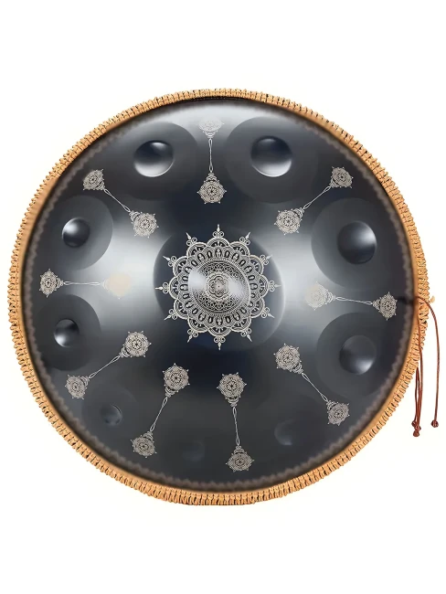 Хендпан Fzone HP22I10N-Mandala Black - Handpan Drum 22"