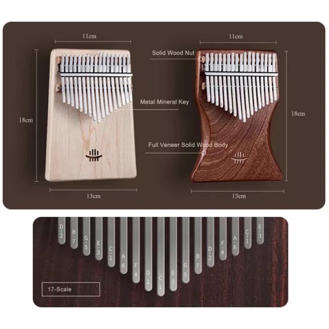 Hluru KF17 Maple (17 нот, клен)