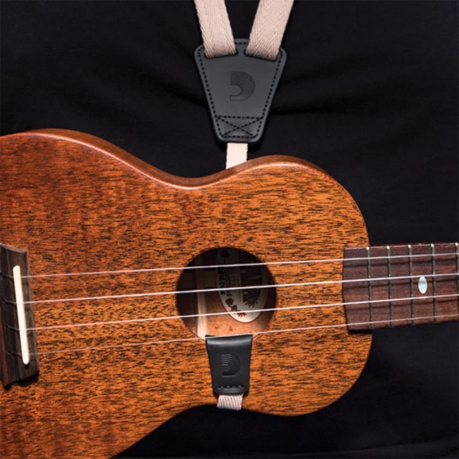 Ремінь для укулеле D'Addario 19UKE01 Eco-Comfort Ukulele Strap (Sand)
