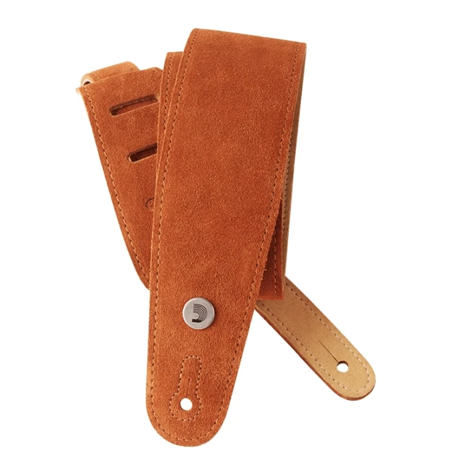 D'Addario 25SS02-DX Suede Guitar Strap (Honey)