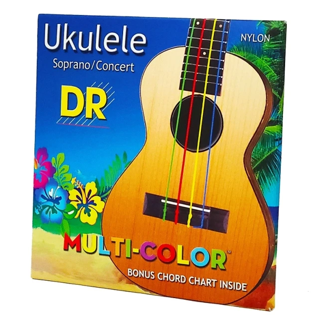 DR UMCSC MULTI-COLOR Ukulele Soprano/Concert