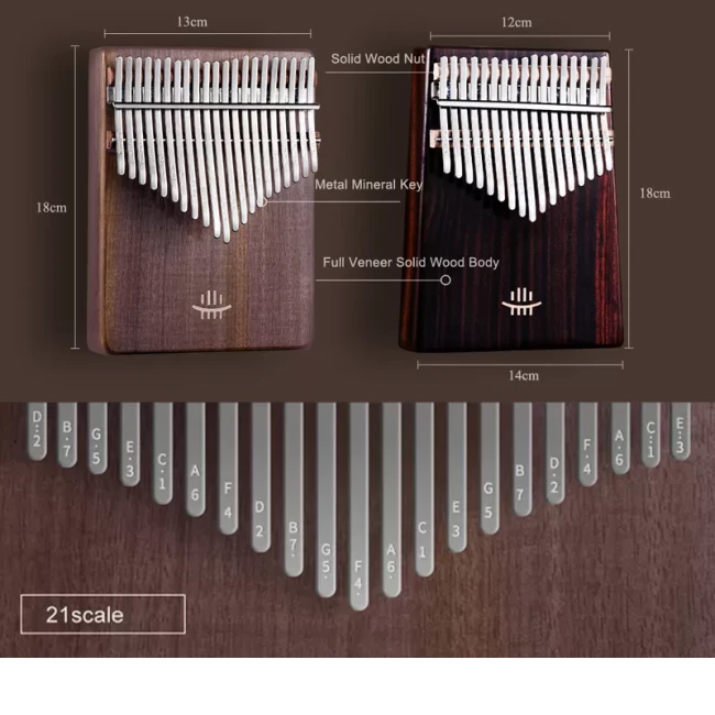 Hluru KC21 Koa (21 нота, акація)