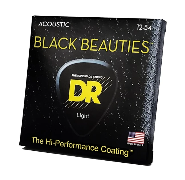 DR BKA-12 BLACK BEAUTIES Acoustic - Light 12-54 DR BKA-12 BLACK BEAUTIES Acoustic - Light 12-54