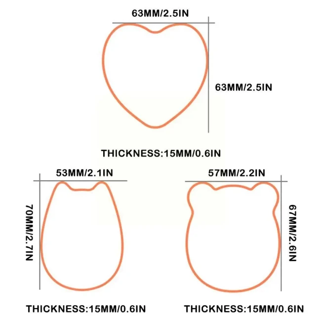 Overtone Mini Kalimba 8 Keys Acrylic Cat