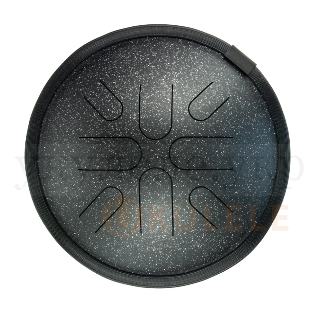 Глюкофон Hluru TA8-10 GalaxyBlack 10" (25см) 8 нот Tongue Travel Drum Cooper Steel