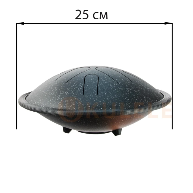 Глюкофон Hluru TA8-10 GalaxyBlack 10" (25см) 8 нот Tongue Travel Drum Cooper Steel