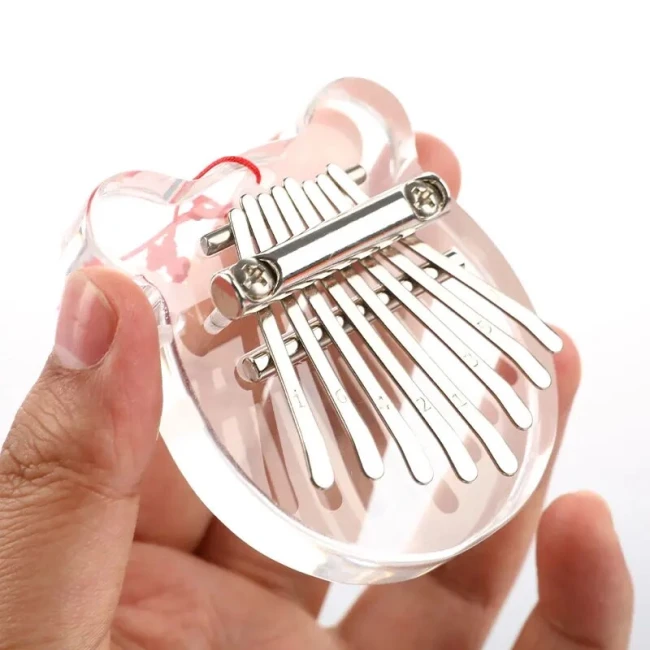 Overtone Mini Kalimba 8 Keys Acrylic Bear