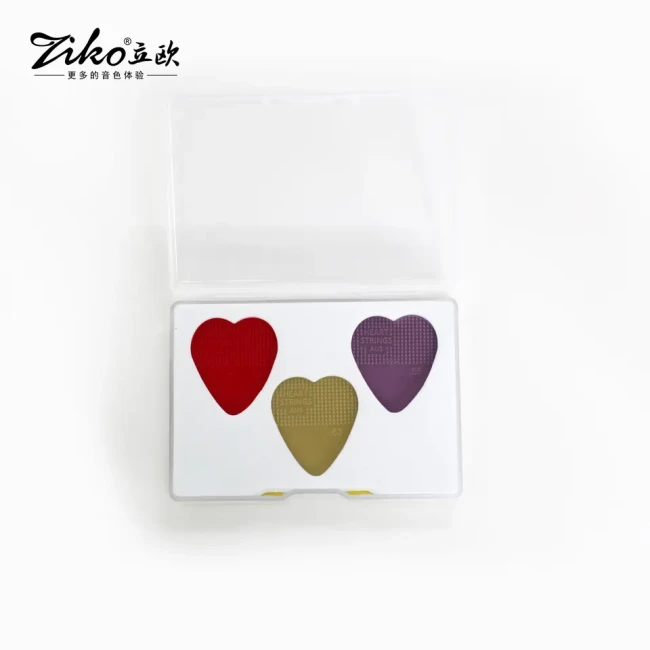 Ziko DG-K3 Heart Shape Guitar Picks