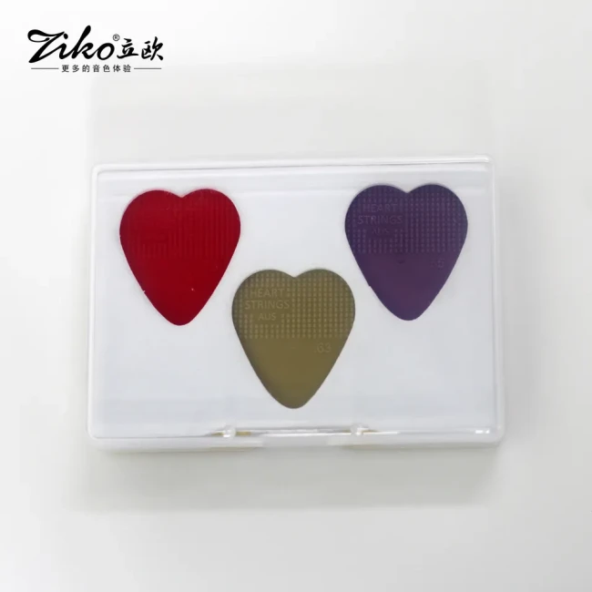 Ziko DG-K3 Heart Shape Guitar Picks