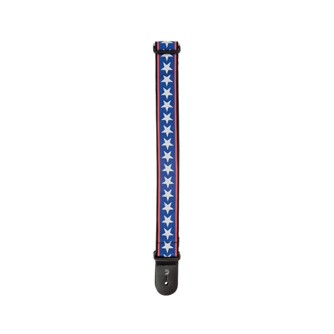 D'Addario 50A10 Nylon Woven Guitar Strap (Stars And Stripes)