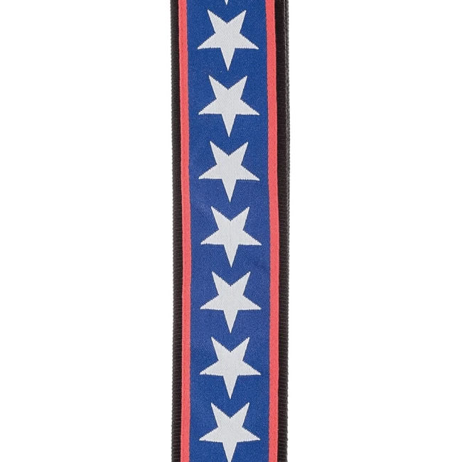 D'Addario 50A10 Nylon Woven Guitar Strap (Stars And Stripes)