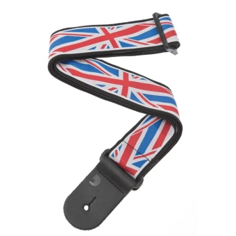 D'Addario 50A11 Nylon Woven Guitar Strap (Union Jack)