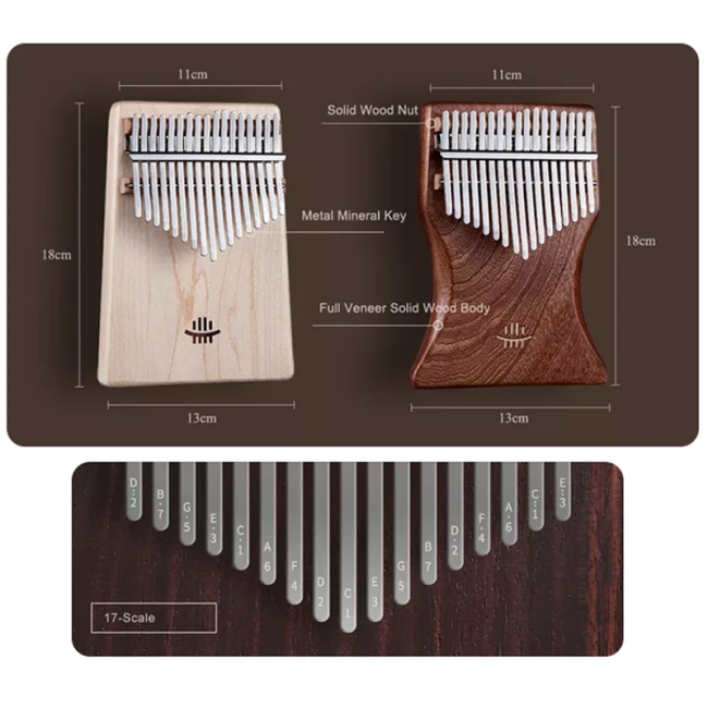 Hluru KB17 Sapele (17 нот, сапеле) Hluru KB17 Sapele (17 нот, сапеле)