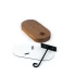 Hluru Wind Chime Wall hook Walnut Wood