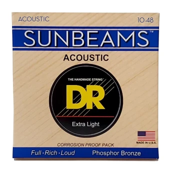 DR RCA-10 SUNBEAM Acoustic Phosphor Bronze - Extra Light 10-48 DR RCA-10 SUNBEAM Acoustic Phosphor Bronze - Extra Light 10-48
