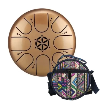 Hluru TCT8-5 Champagne 5" (13см) 8 нот Tongue Drum Titanium Steel Hluru TCT8-5 Champagne 5" (13см) 8 нот Tongue Drum Titanium Steel