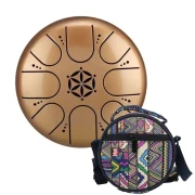 Hluru TCT8-5 Champagne 5" (13см) 8 нот Tongue Drum Titanium Steel