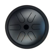 Hluru TP6-5.5 InkBlack 5.5" (14см) 6 нот Tongue Pocket Drum Cooper Steel