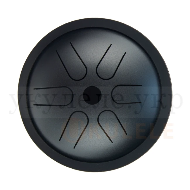 Глюкофон Hluru TP6-5.5 InkBlack 5.5" (14см) 6 нот Tongue Pocket Drum Cooper Steel