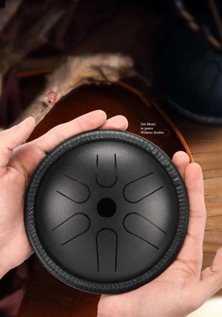 Глюкофон Hluru TP6-5.5 InkBlack 5.5" (14см) 6 нот Tongue Pocket Drum Cooper Steel Глюкофон Hluru TP6-5.5 InkBlack 5.5" (14см) 6 нот Tongue Pocket Drum Cooper Steel